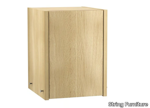 STRING® SYSTEM TINY - Vertical wood veneer wall cabinet _ String Furniture