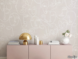 FACES - Motif wallpaper _ Studijo