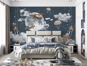 FLYING ELEPHANTS - Kids wallpaper _ Studijo