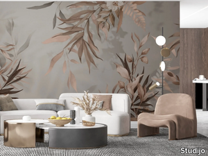 ORCHIDS - Wallpaper with floral pattern _ Studijo