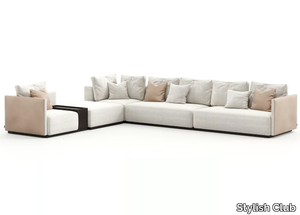 HIS - Corner velvet sofa _ Stylish Club