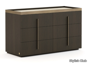 KENSINGTON - Wood veneer chest of drawers _ Stylish Club