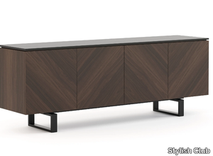 LISBOA - Contemporary style wooden sideboard with doors _ Stylish Club