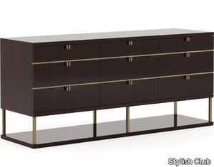 MANHATTAN - Wood veneer chest of drawers _ Stylish Club