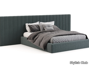 MILAN - Eco-leather double bed with upholstered headboard _ Stylish Club