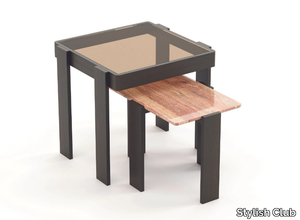 FOZ - Wood and glass coffee table _ Stylish Club