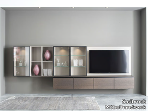 CUBO 69 - Wall-mounted TV wall system _ Sudbrock Möbelhandwerk