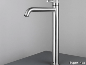 MINI RÉTRO 0381120X - High countertop stainless steel washbasin mixer _ Super Inox