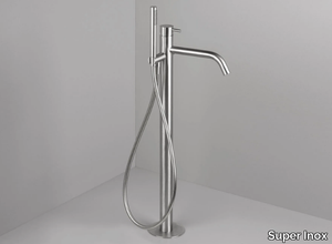 CAVE 0251124X - Floor standing stainless steel bathtub mixer _ Super Inox