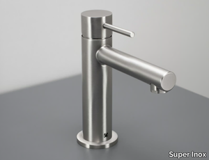 MINI DMB 0451119X - Countertop single handle stainless steel washbasin mixer _ Super Inox