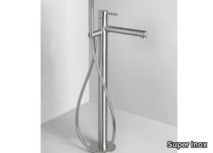 DMB 0031124X - Floor standing stainless steel bathtub mixer _ Super Inox