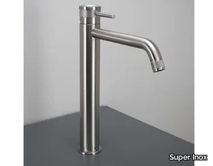 RÉTRO 0481120X - High stainless steel washbasin mixer _ Super Inox