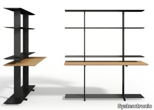 WING - Bookcase with secretary desk _ Systemtronic