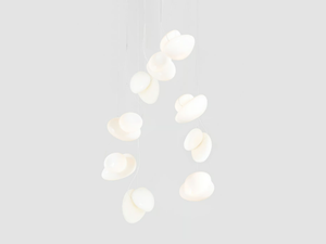 PEBBLE CHANDELIER 9 - LED blown glass pendant lamp _ A-N-D