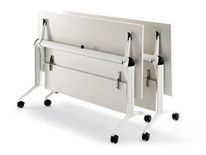 TRAMA - Office desk with flip-top with casters _ ACTIU