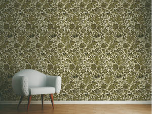 LA GHIRLANDATA 1873 - Fire retardant washable wallpaper _ AGENA