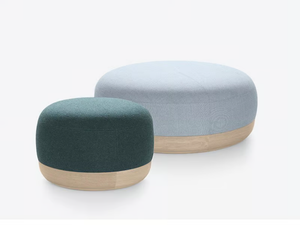 EGON - Round fabric pouf _ ALKI