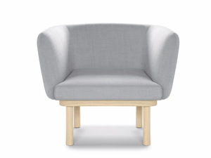 EGON - Fabric armchair with armrests _ ALKI