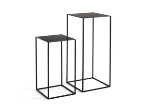 ROMY - Stackable square metal coffee table _ AMPM