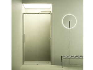 CLOÈ - Niche glass shower cabin with sliding door _ ARBLU