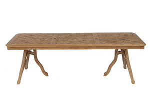 PASSIFLORE - Rectangular teak garden table _ ASTELLO