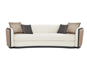 BOLD - 3 seater curved leather sofa _ Able