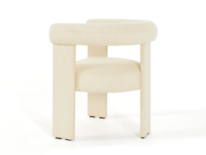 JASEMINE - Fabric chair with armrests _ Able