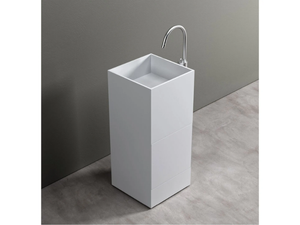 ICUBE BASKET - Freestanding Corian® washbasin _ Acquapazza