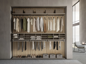 UP&DOWN - Wooden walk-in wardrobe _ Adok