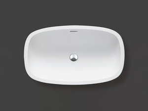 DEEP - Countertop Cristalplant® washbasin _ Agape