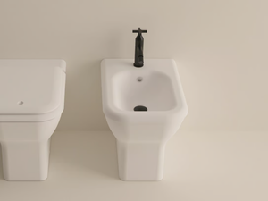 MEMORY - Floor mounted ceramic bidet _ Agape