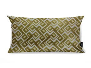 ANNI JACQUARD VELVET Golden Yellow - Cushion _ Aldeco