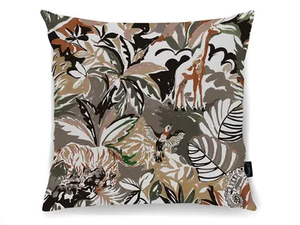 BOTANICAL DREAM Autumn Breeze - Square cushion with floral pattern _ Aldeco