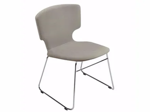 ENNA CHAIR - 52B - Sled base chair with removable cover _ Alias