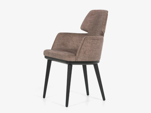 ABATA - Fabric chair with armrests _ Anesis