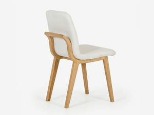 BRACE - Upholstered solid wood chair _ Anesis