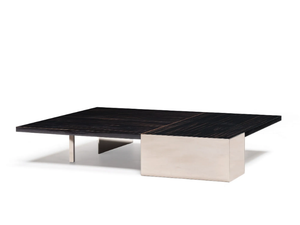 AKA - Low oak coffee table for living room _ Arketipo