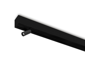 BLACK FOSTER CUSTOM SURFACE FIT 27 - Ceiling mounted linear lighting profile for downlights _ Arkoslight