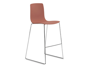 AAVA 02 - Sled base high barstool _ Arper