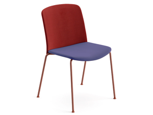 MIXU - Upholstered stackable fabric chair _ Arper