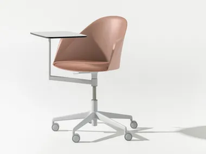 CILA GO - Chair with castors with 5-spoke base _ Arper