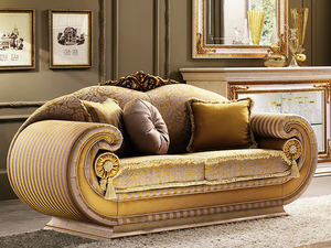 LEONARDO - 2 seater fabric sofa _ Arredoclassic