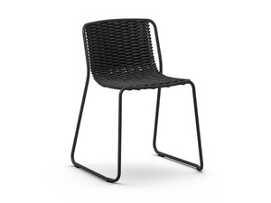 RANDA - Stackable sled base garden chair _ Arrmet