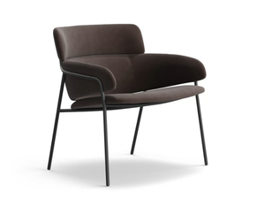 STRIKE LO - Fabric easy chair with armrests _ Arrmet