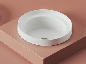 FUORI SCALA - Countertop round ceramic washbasin _ Artceram