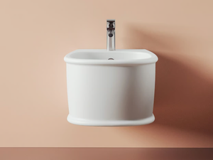 ATELIER - Wall-hung ceramic bidet with overflow _ Artceram