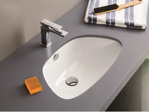 PLETTRO - Undermount single ceramic washbasin _ Artceram