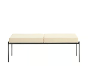 KIKI - Upholstered fabric bench _ Artek