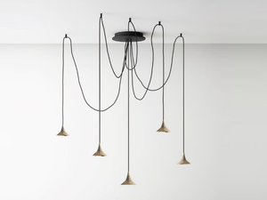 UNTERLINDEN CHANDELIER FREE - LED adjustable brass chandelier _ Artemide