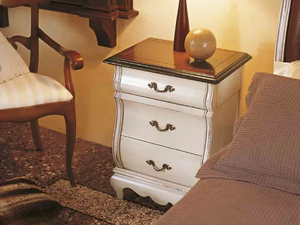 FENICE - Solid wood bedside table with drawers _ Arvestyle